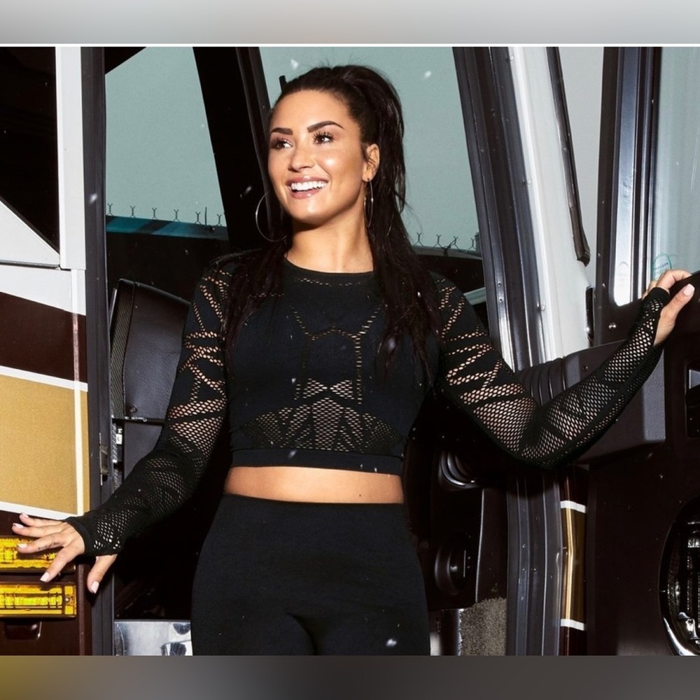 Demi Lovato Fabletics Collab Crop Top - image 1